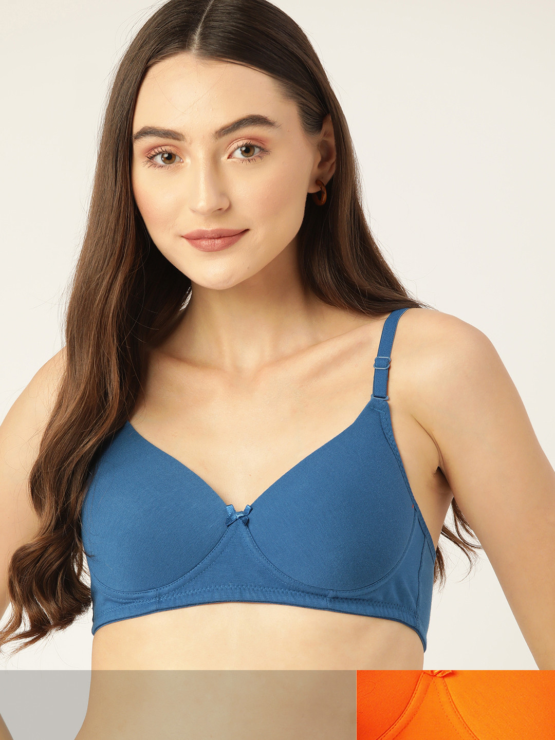

DressBerry Pack Of 2 Bra - Lightly Padded, Navy blue