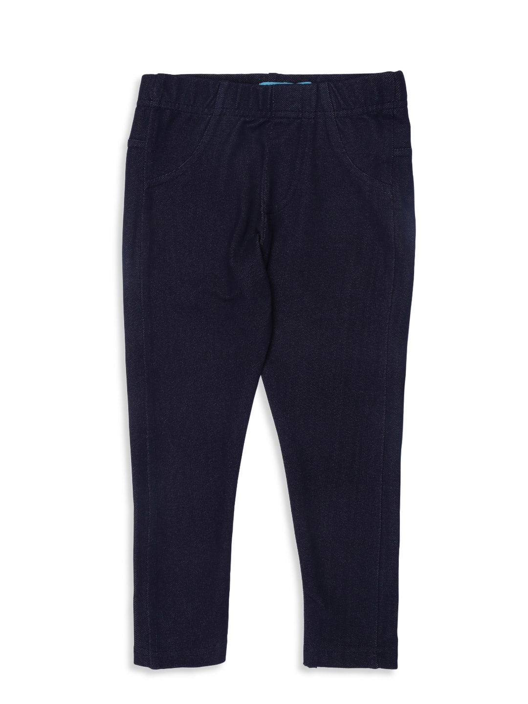 

De Moza Girls Navy Slim Fit Jeggings, Navy blue