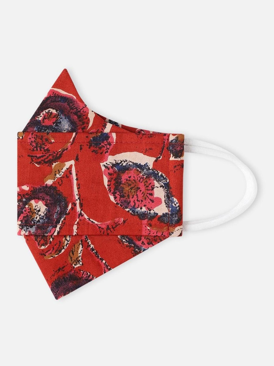 

Bewakoof Men Red Floral Printed Cotton Protective Outdoor Masks