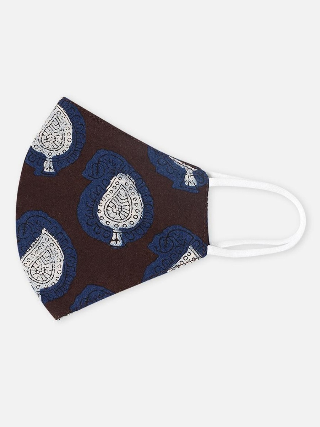 

Bewakoof Women Brown Printed Cotton Reusable Outdoor Mask
