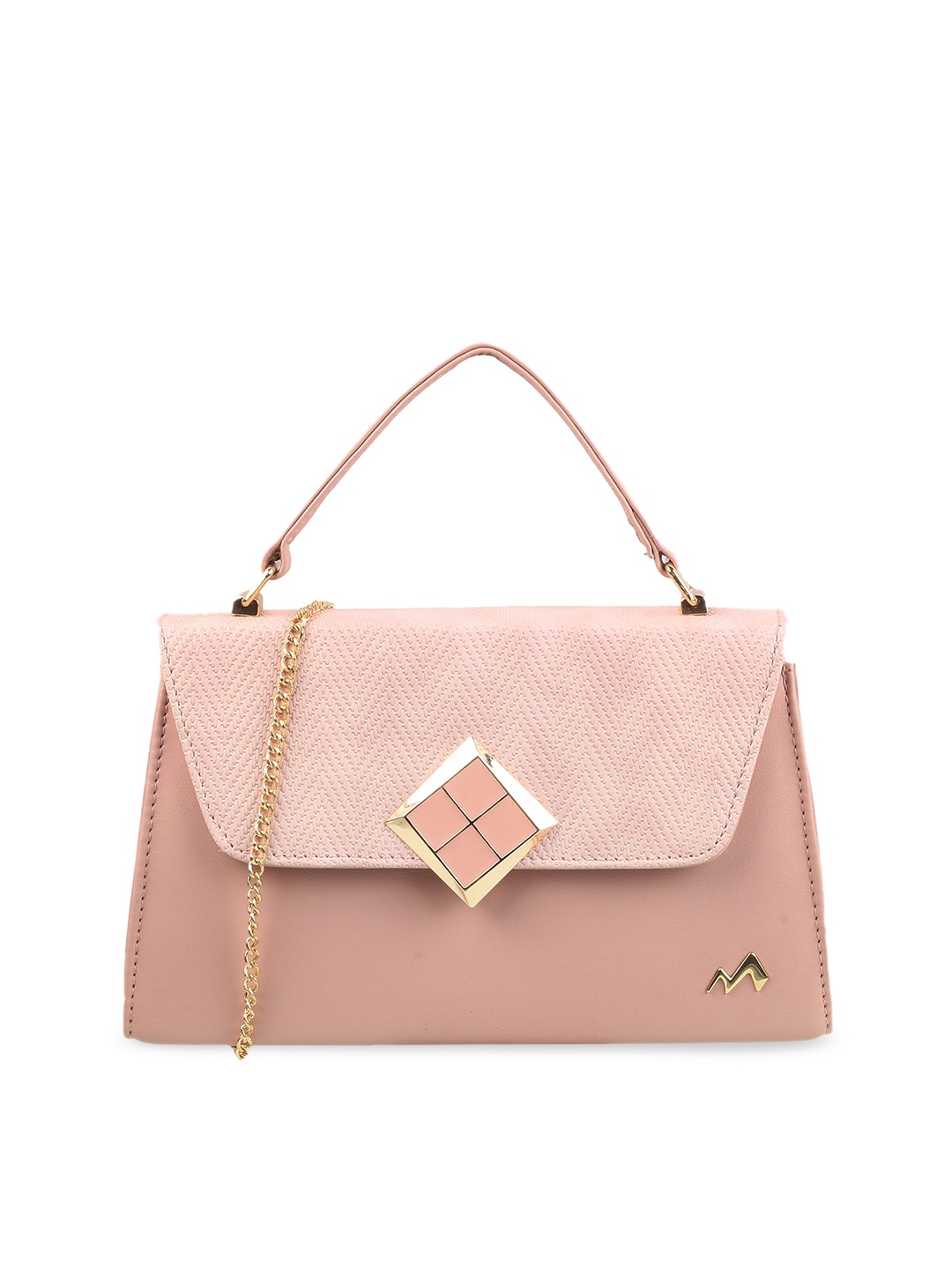 

Metro Shoulder Strap Purse Clutch, Peach