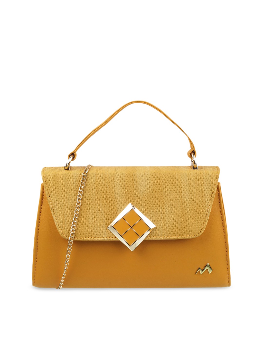

Metro Shoulder Strap Purse Clutch, Yellow