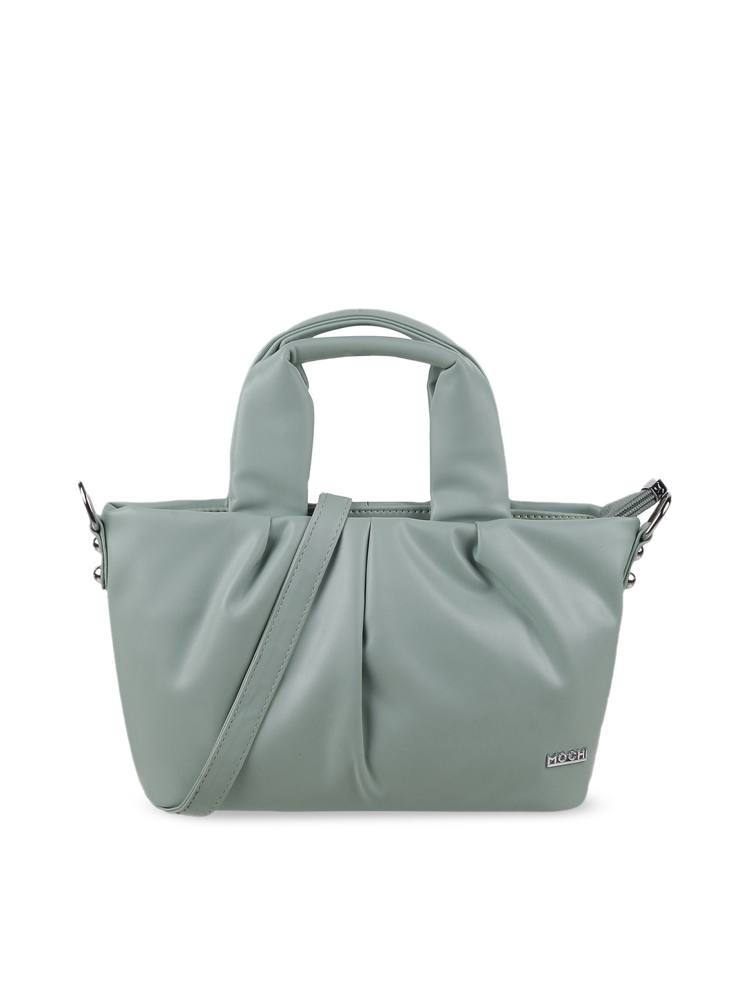 

Mochi Green Structured Handheld Bag