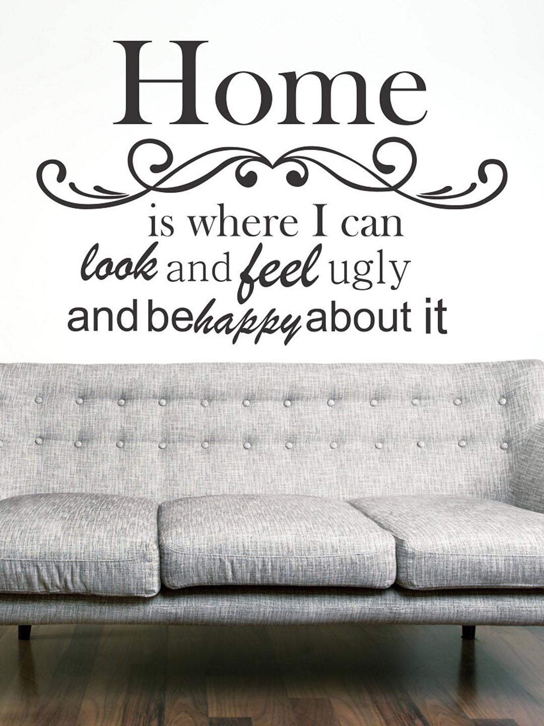 

WALLSTICK Black Quotations Large Vinyl Wall Sticker