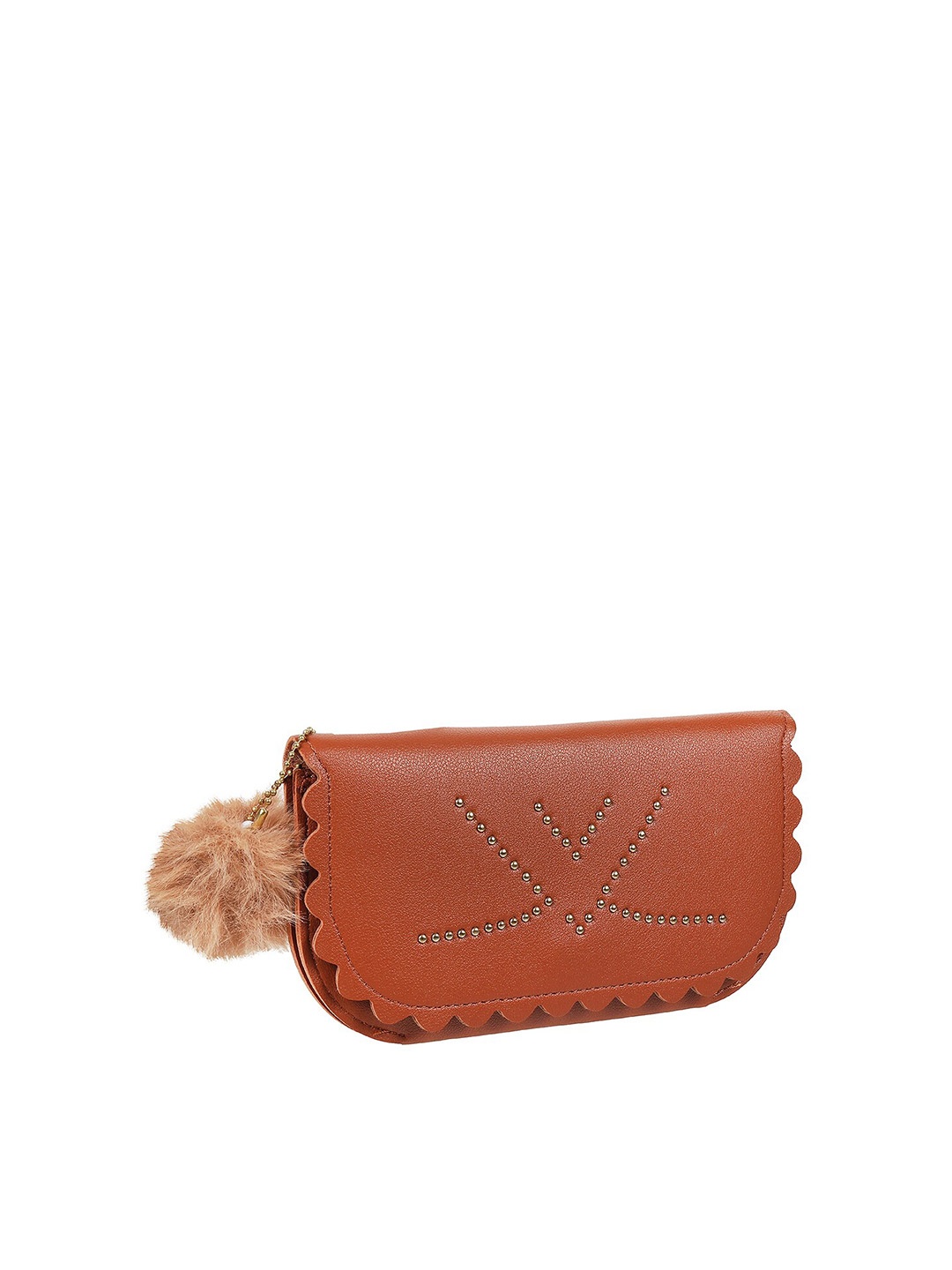 

WALKWAY by Metro Women Tan Embellished Envelope