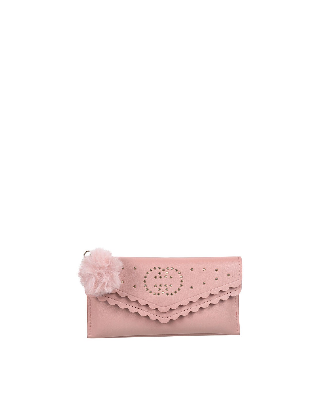 

WALKWAY by Metro Women Peach-Coloured Envelope Wallet