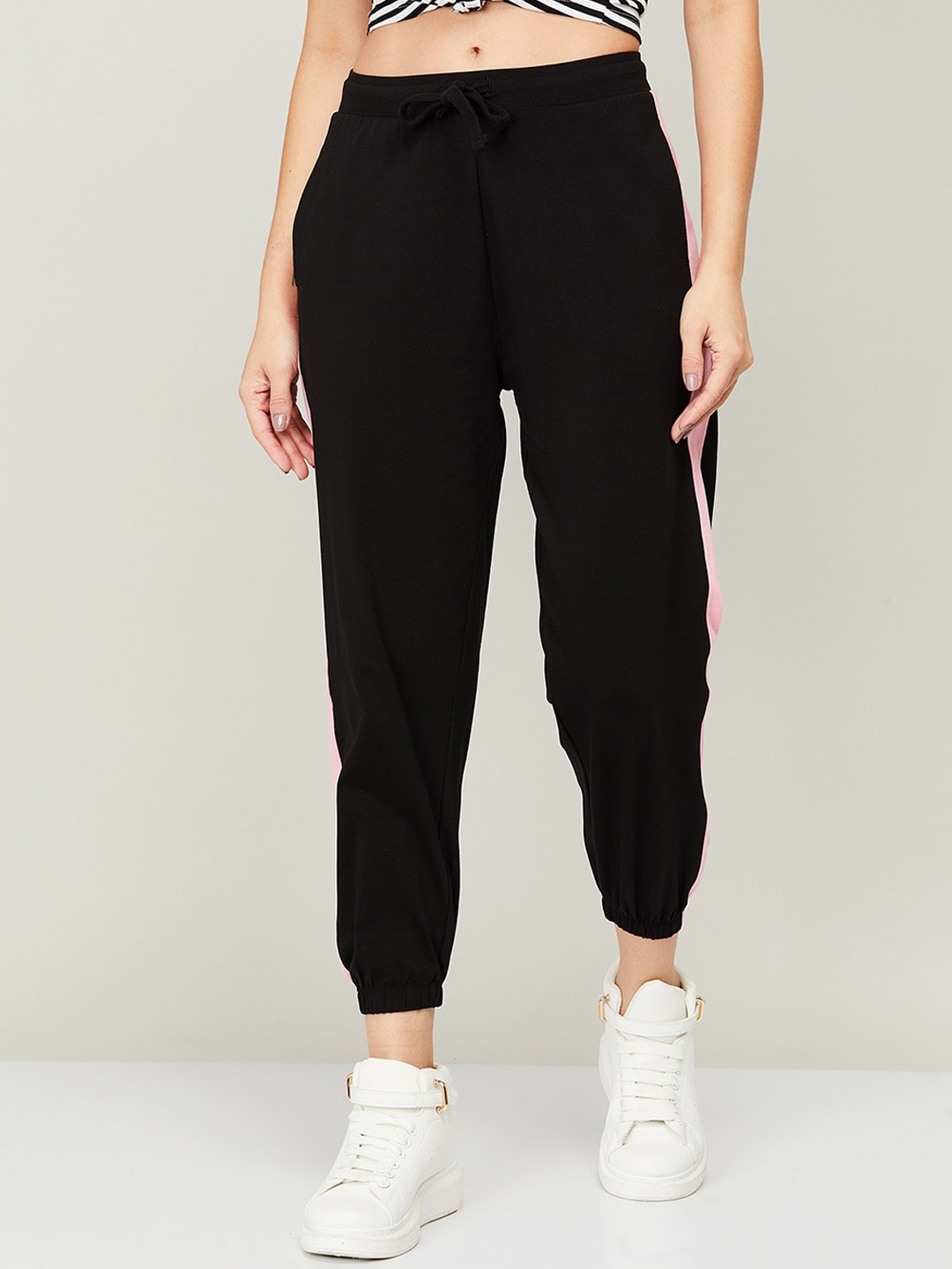 

Fame Forever by Lifestyle Women Black Joggers Trousers