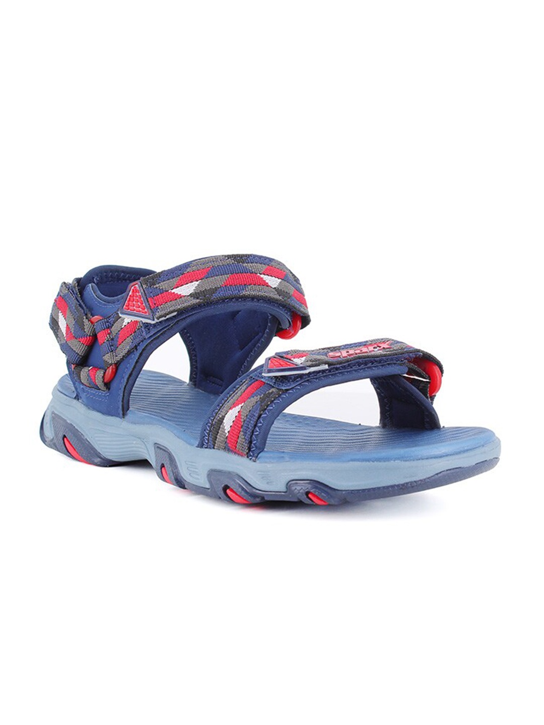 

Sparx Men Navy Blue Solid Sports Sandals