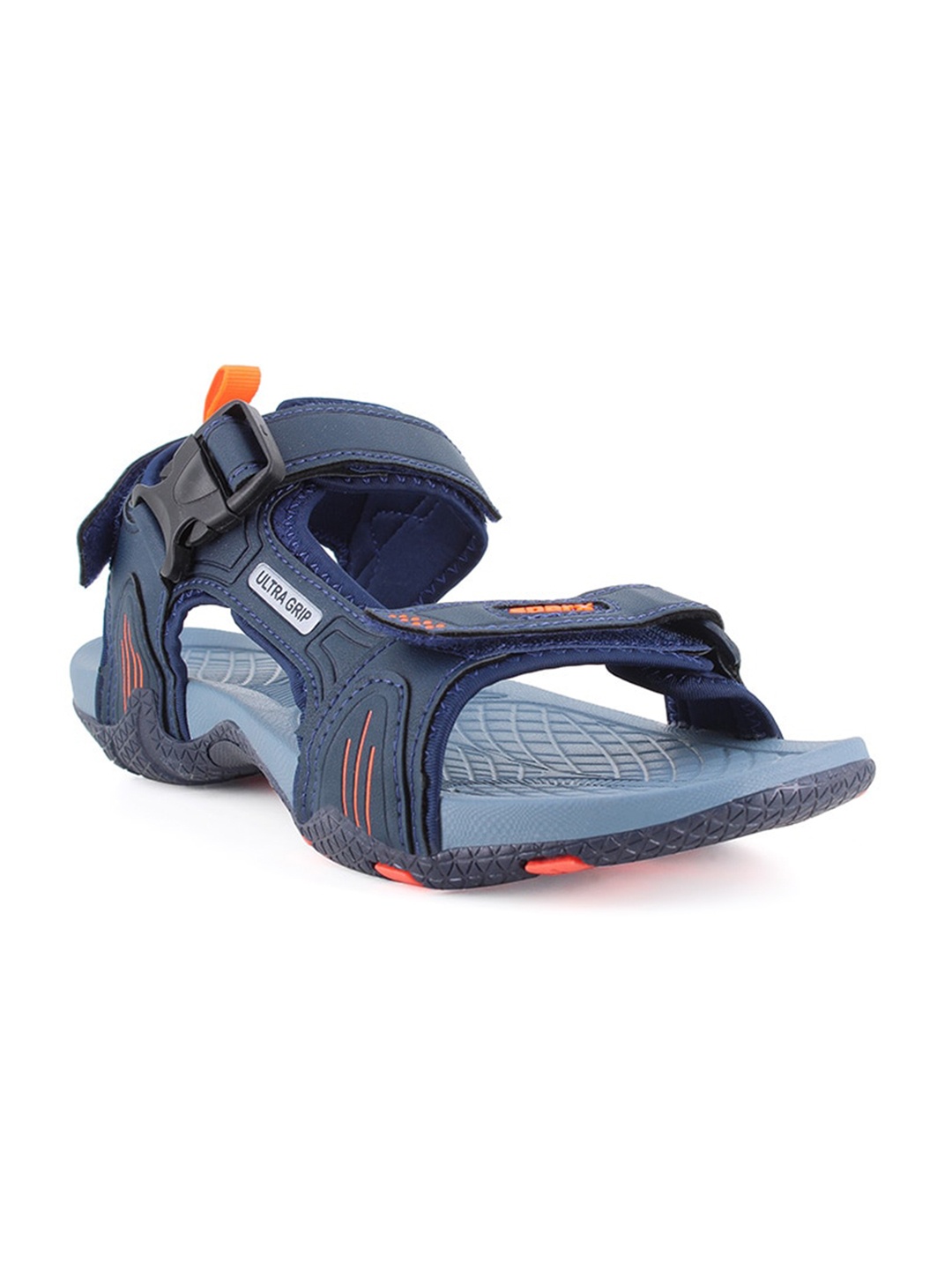 

Sparx Men's Navy Blue Solid Sports Sandals