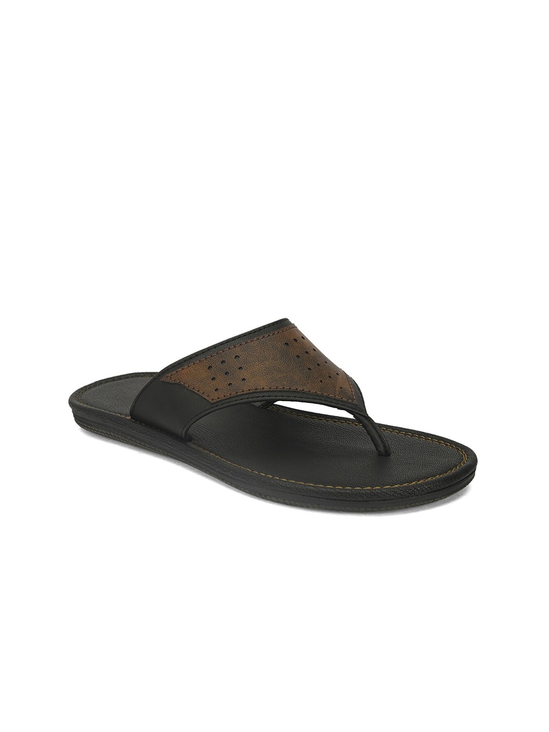 

Ferraiolo Men Black & Brown Comfort Sandals