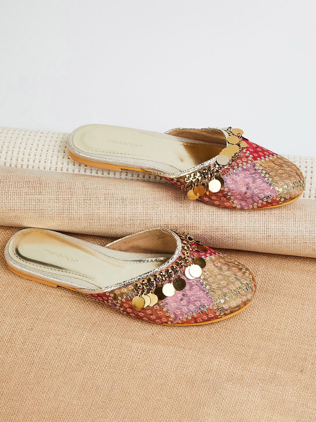 

Melange by Lifestyle Women Pink Printed Flats
