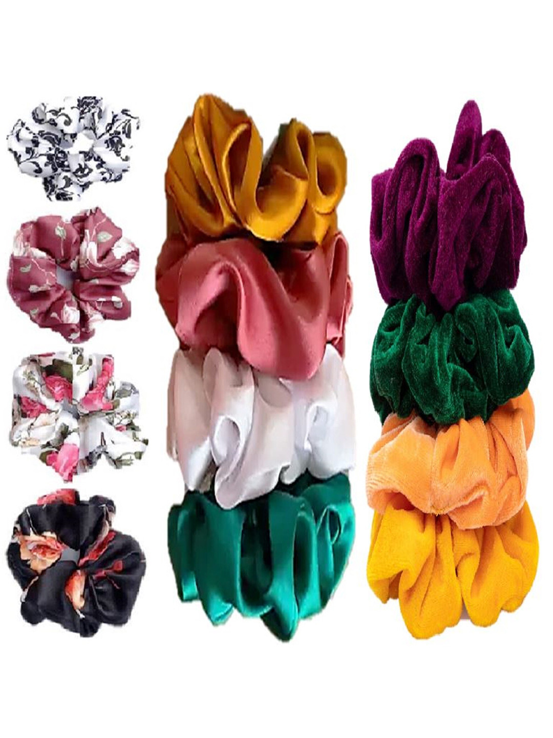 

DIAN Multicolor Pack of 12 Scrunchies, Assorted