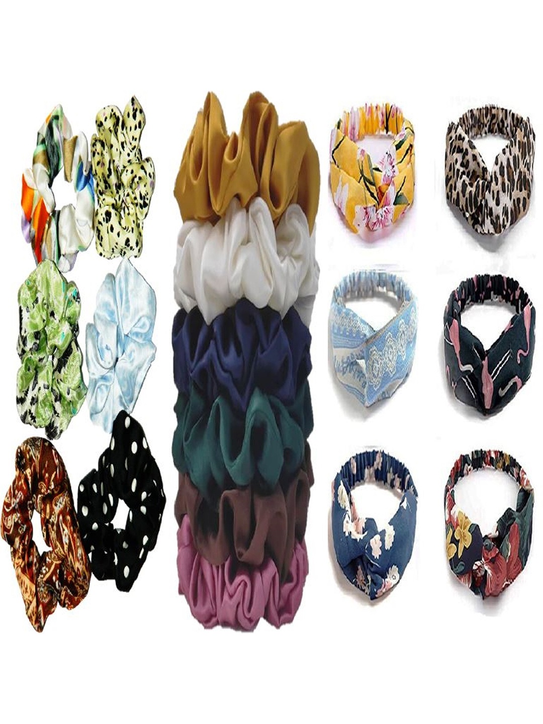 

DIAN Multicolor Pack of 18 Hair Accessory Set, Black
