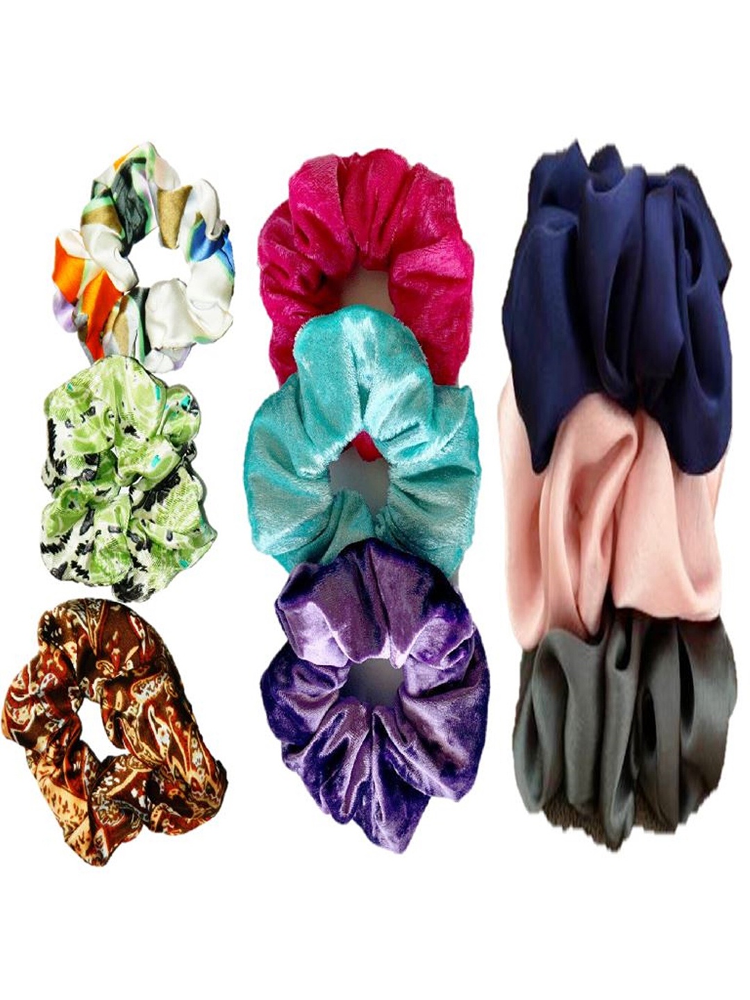 

DIAN Women Set Of 9 Scrunchies, Assorted