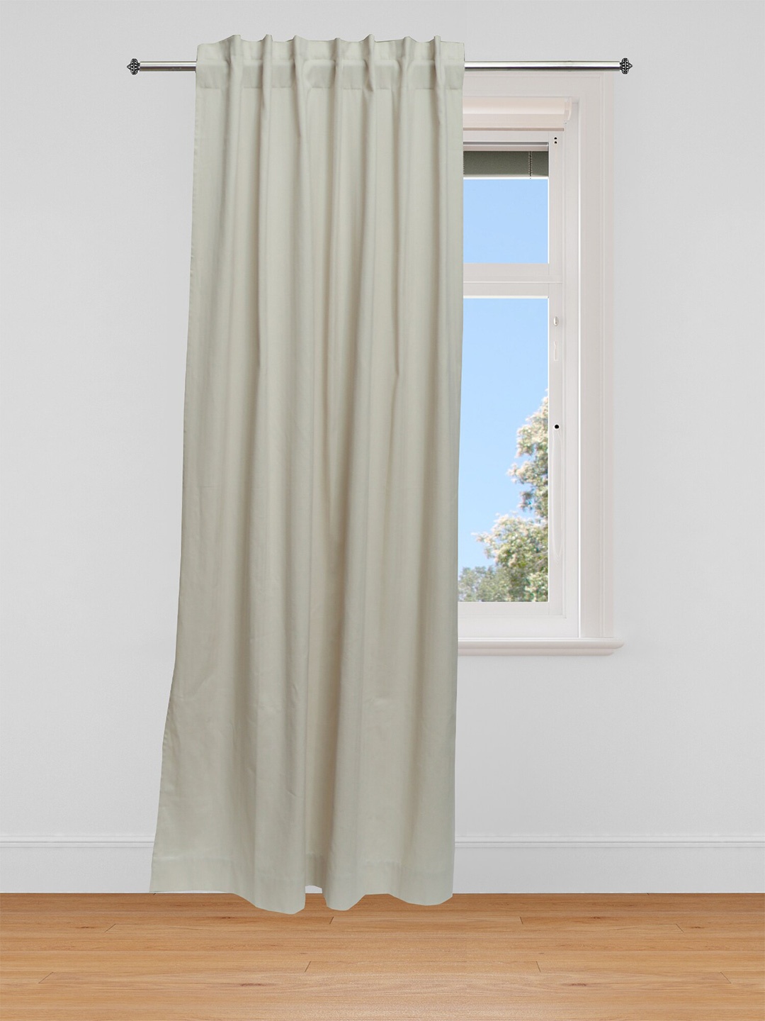 

ZEBA Off White Window Curtain