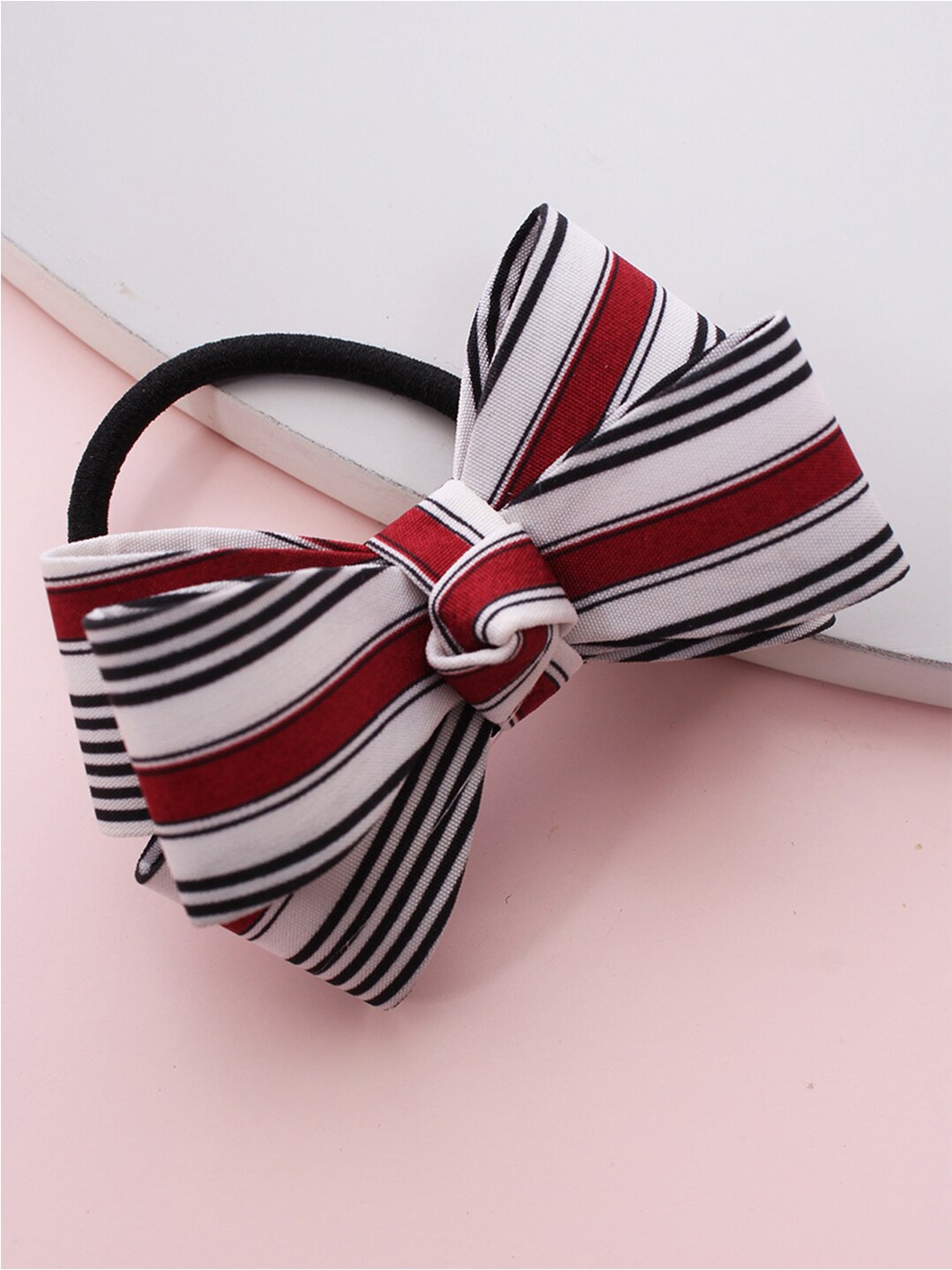 

Ayesha Women White & Black Hairband
