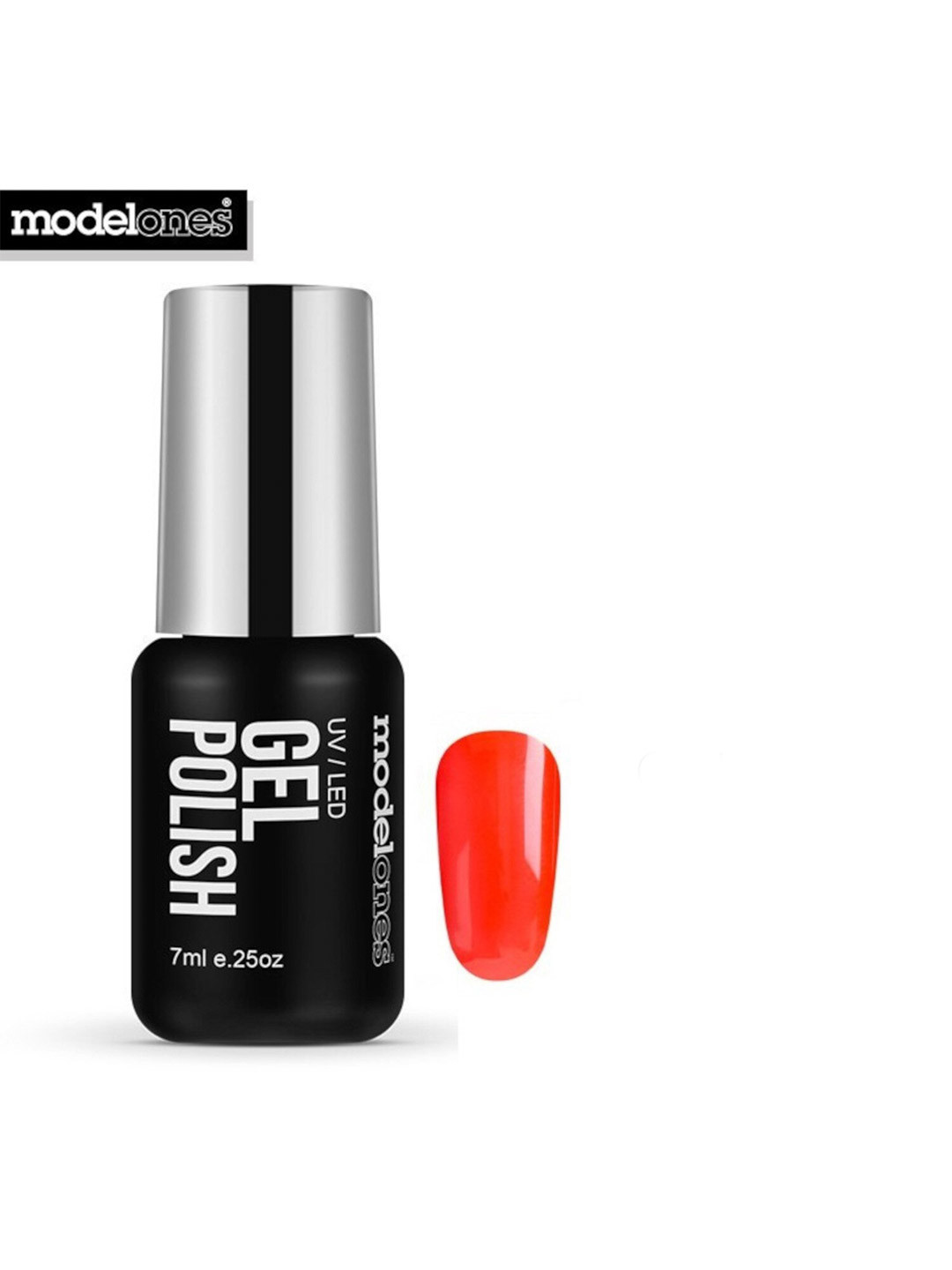 

Modelones Varnish UV LED Long Lasting Soak Off Gel Nail Polish 7 ml - Shade 8019, Red