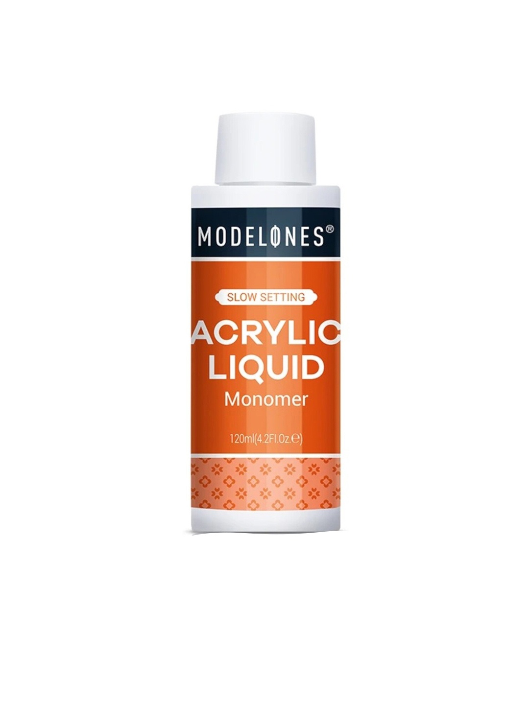 

Modelones Upgraded Formula Nail Extension Slow Setting Acrylic Liquid Monomer - 120 ml, Orange