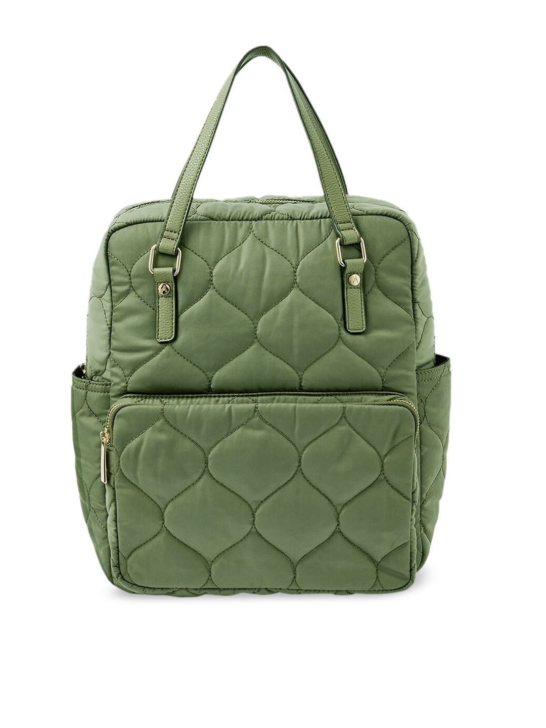 

Accessorize London Women Khaki Graphic Backpack