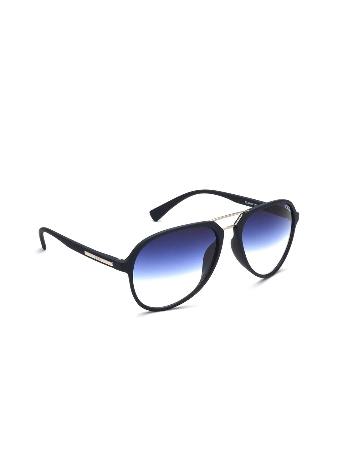 

IDEE Men Blue Lens & Black Aviator Sunglasses with UV Protected Lens-IDS2726RC3SG