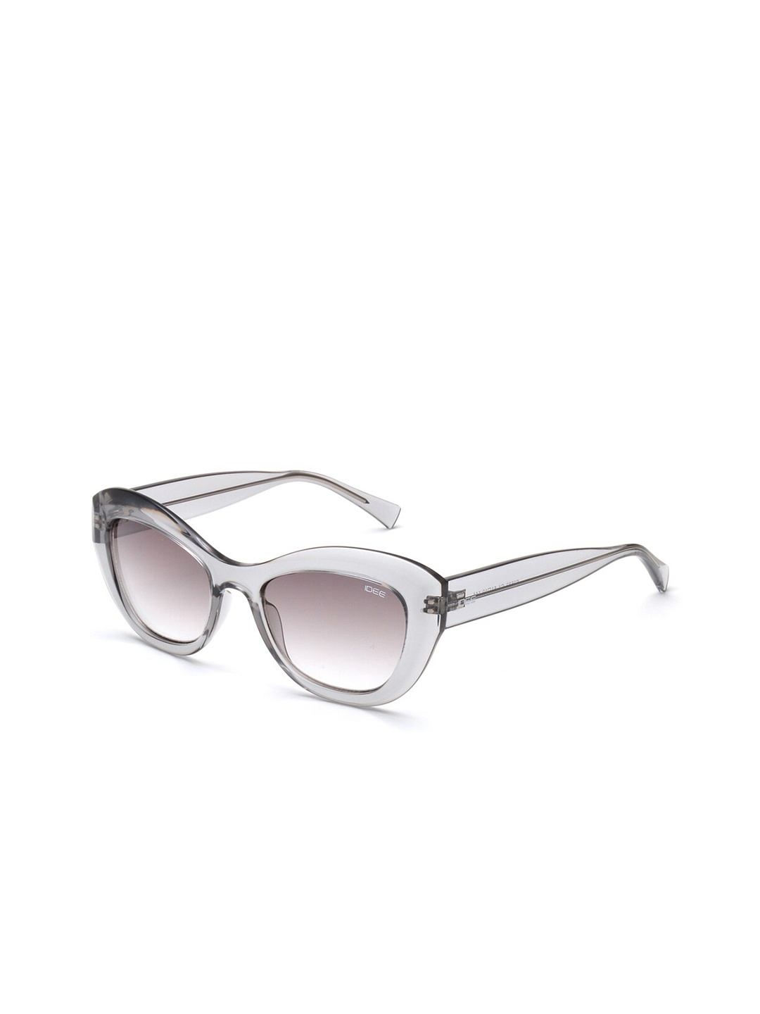 

IDEE Women Grey Lens & Gunmetal-Toned Butterfly Sunglasses with UV Protected Lens, Black