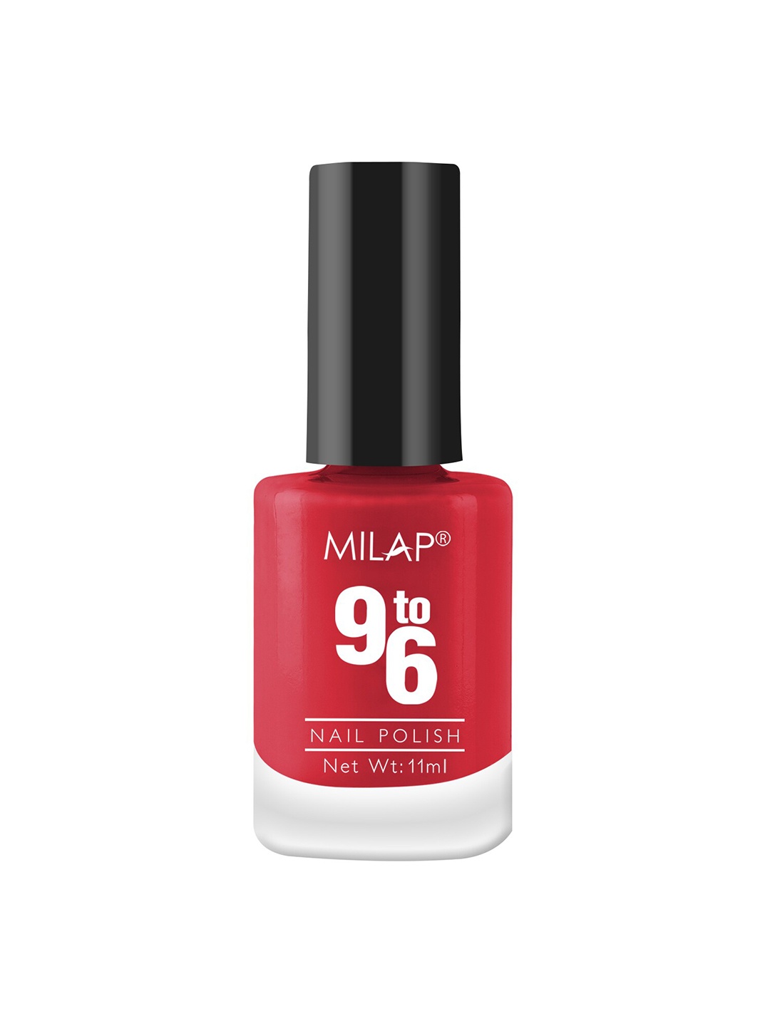 

MILAP Women 9 To 6 Nail Polish,11 ml, Red