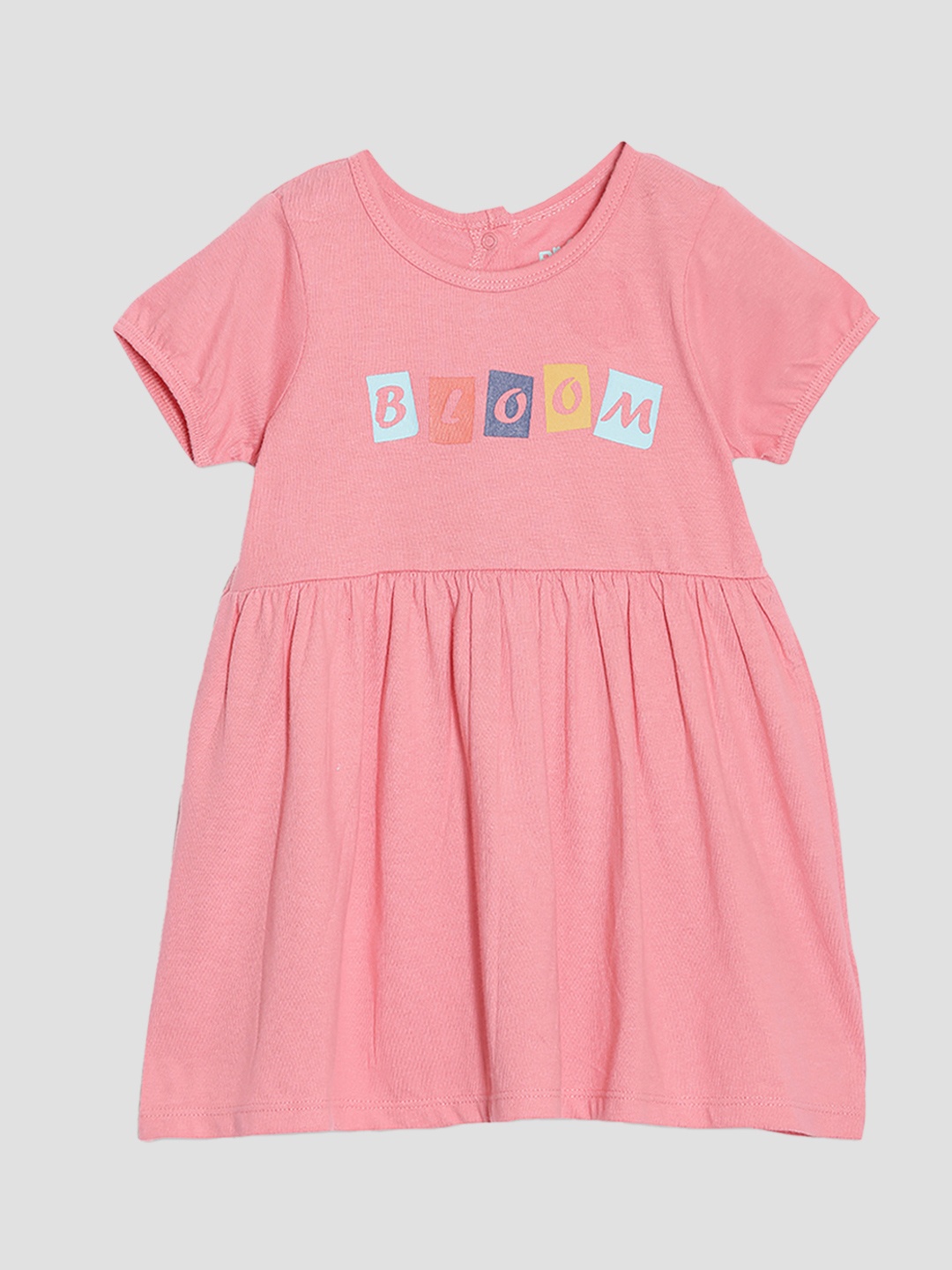 

Broon Orange Printed Organic Cotton Dress