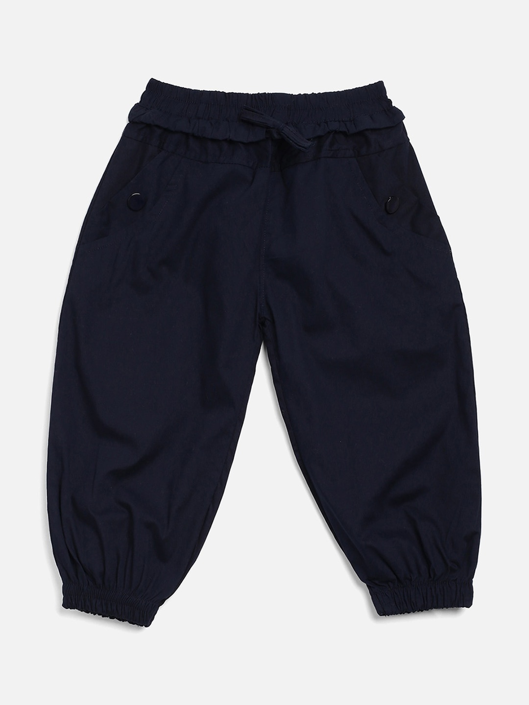 

V2 Value & Variety Girls Blue Regular Fit Capris