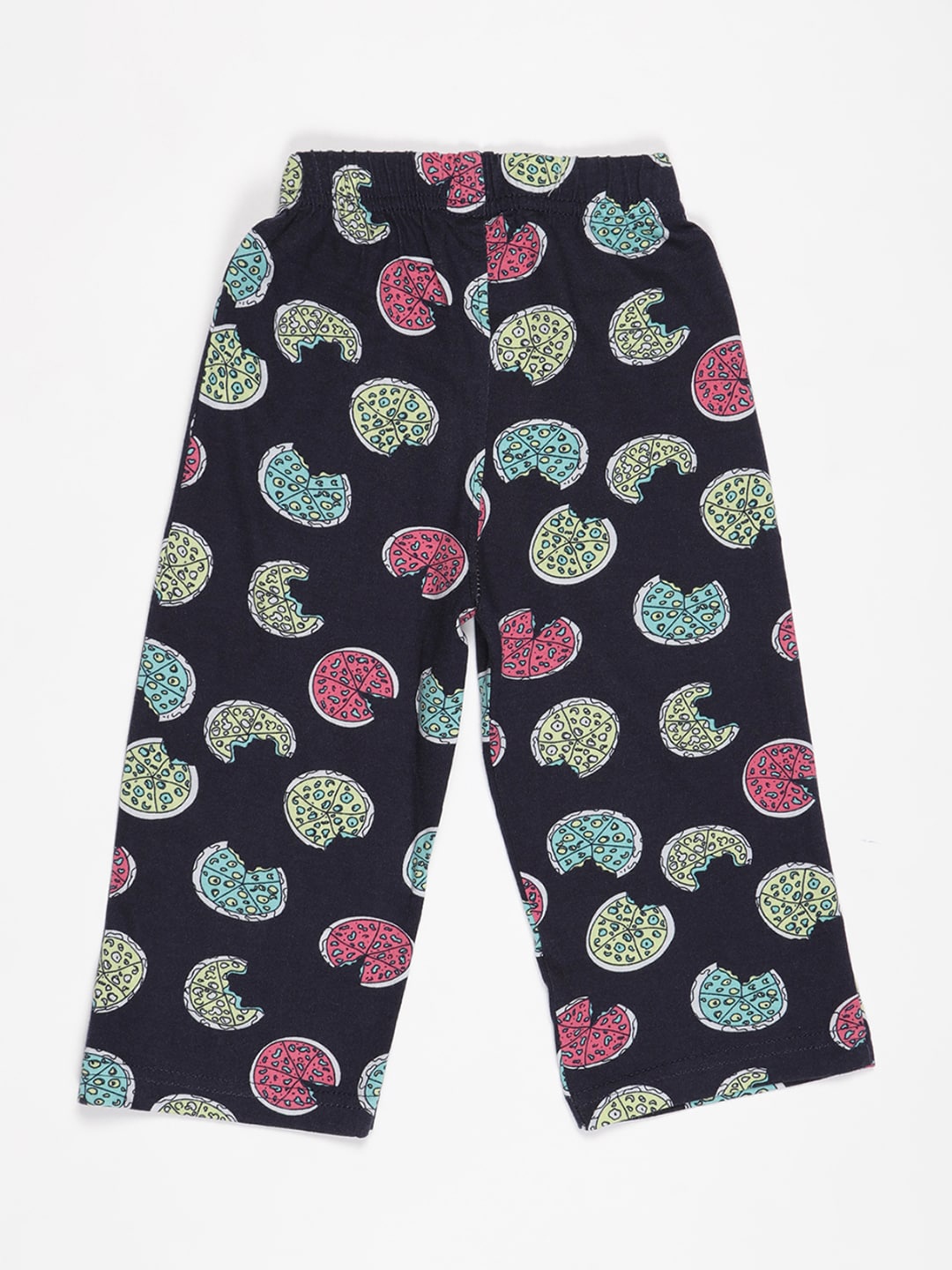 

V2 Value & Variety Girls Navy Blue & Pink Printed Capris