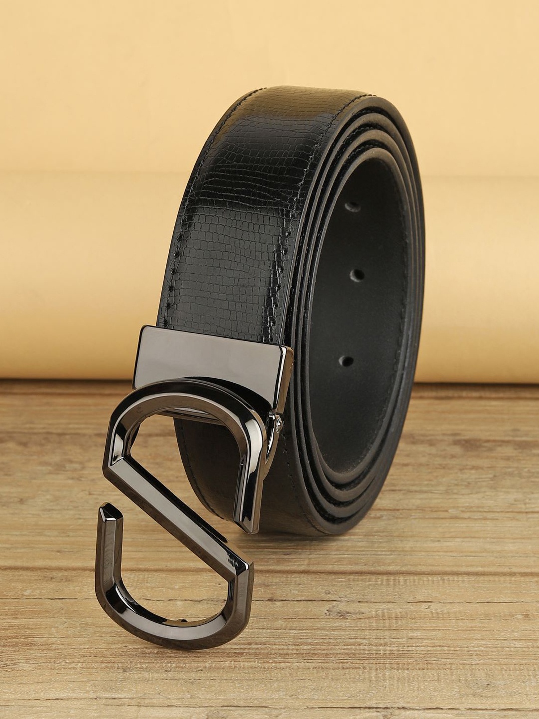 

ZORO Men Black PU Belt