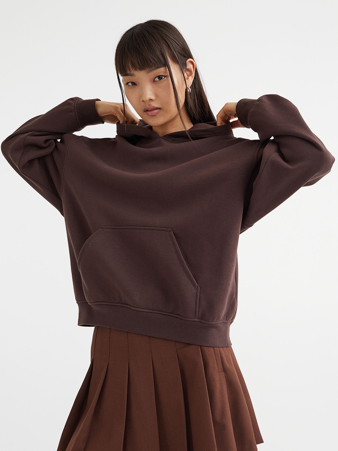 

H&M Brown Oversized Hoodie