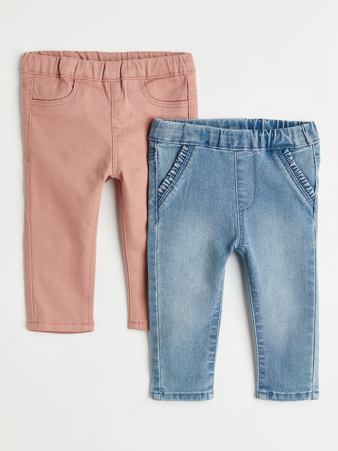 

H&M Girls Blue & Pink 2-Pack Jeggings