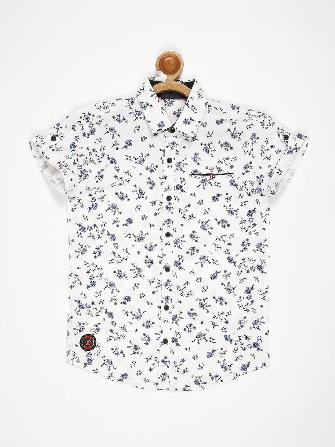 

V2 Value & Variety Boys Blue Floral Printed Casual Shirt