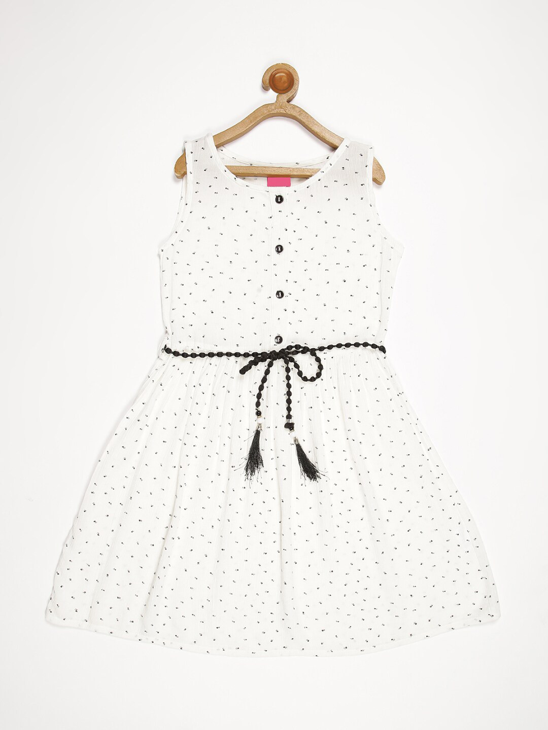 

V2 Value & Variety White Printed Dress
