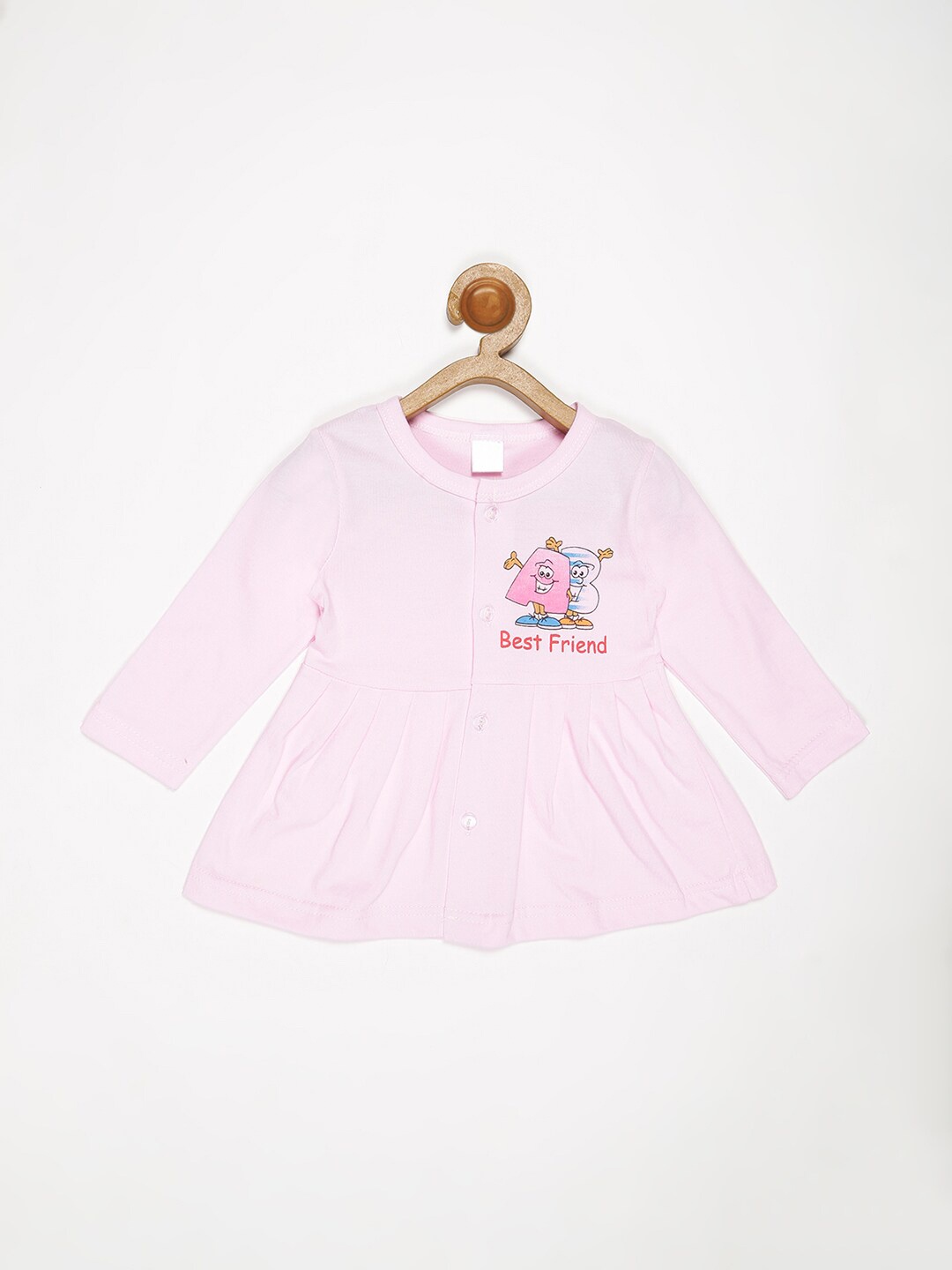 

V2 Value & Variety Pink Solid Fit and Flare Dress
