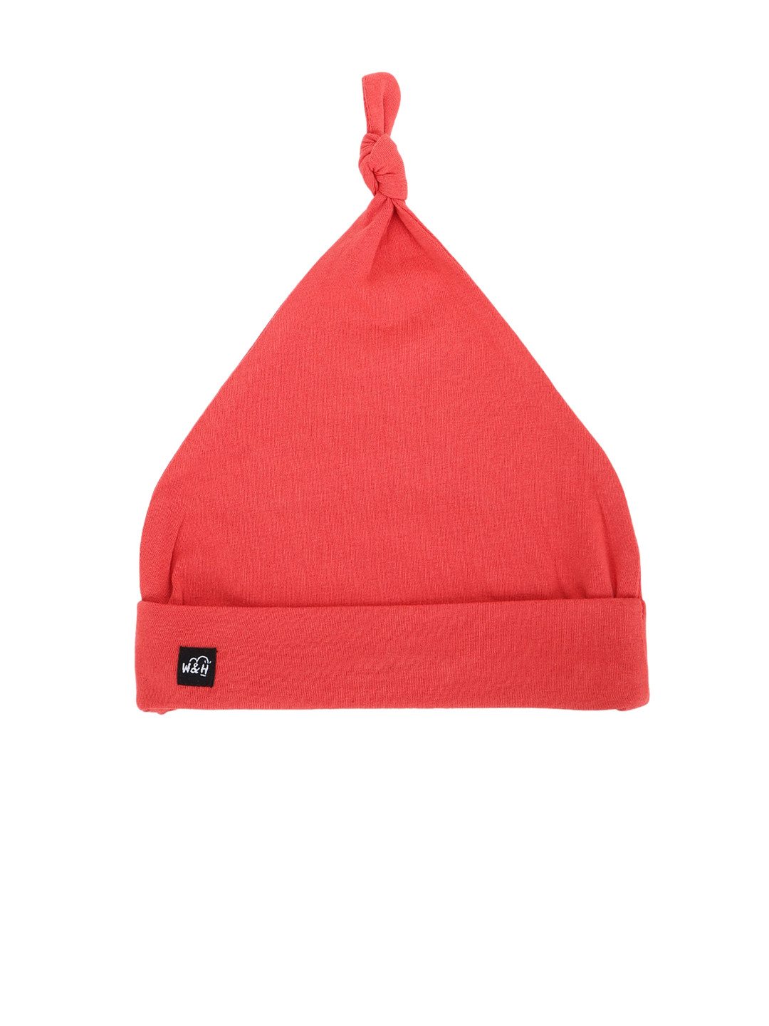 

Whistle & Hops Kids Red Solid Organic Cotton Sustainable Beanie