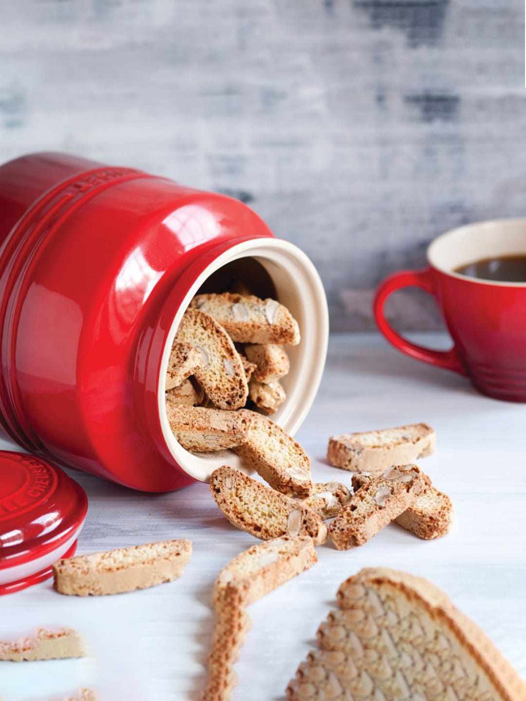 

LE CREUSET Red Coloured Cookie Jar Serveware