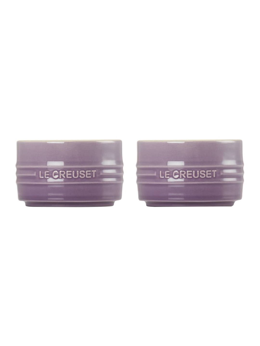 

LE CREUSET Pack Of 2 Violet LC Ramekin In Wall Serving Bowl, Purple