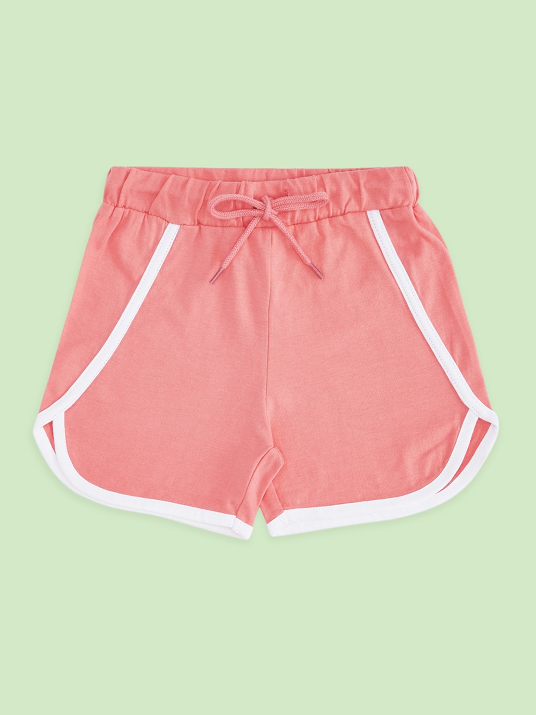 Pantaloons Junior Girls Coral Regular Fit Shorts
