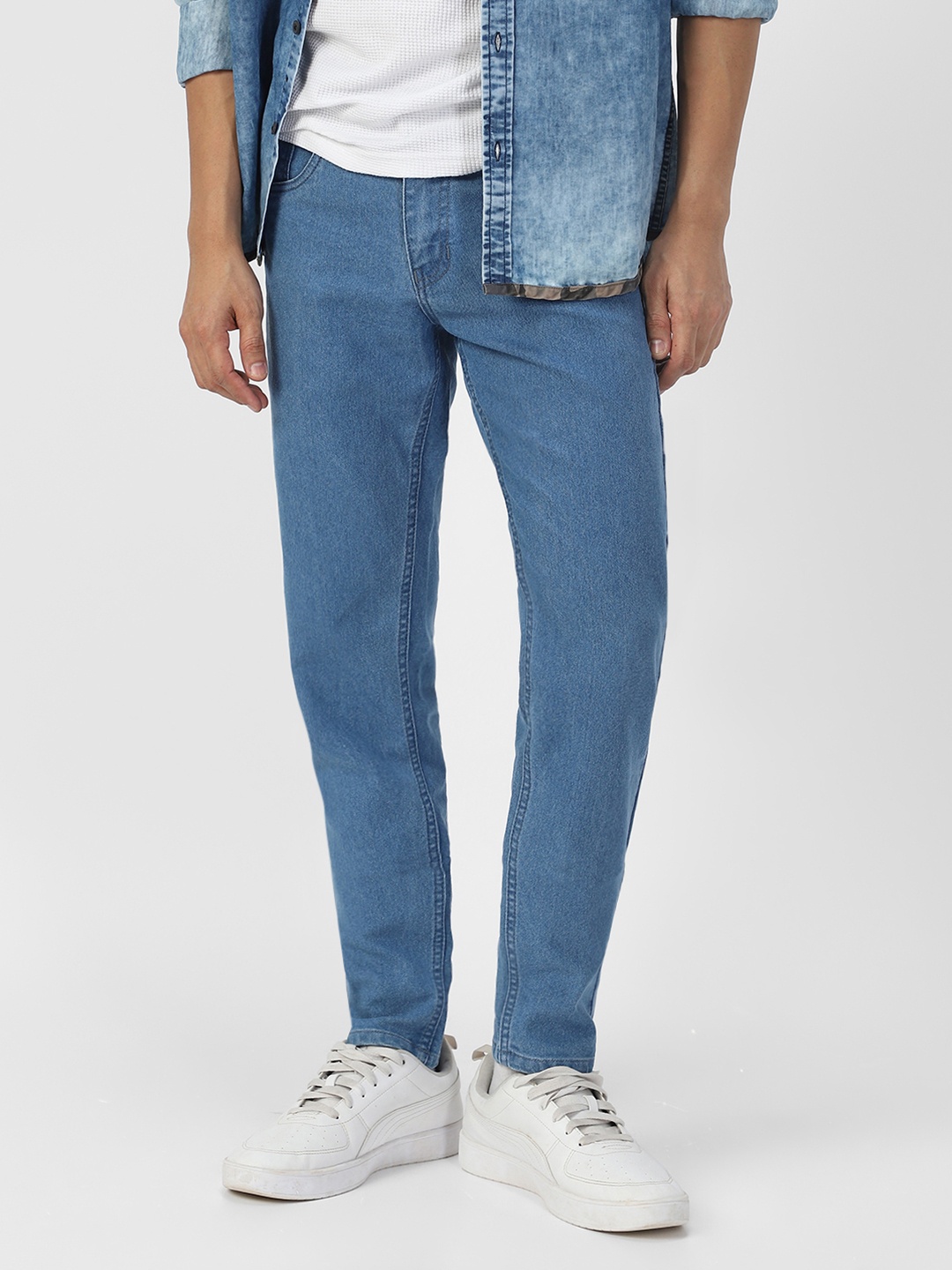 

Urbano Fashion Men Blue Slim Fit Stretchable Jeans