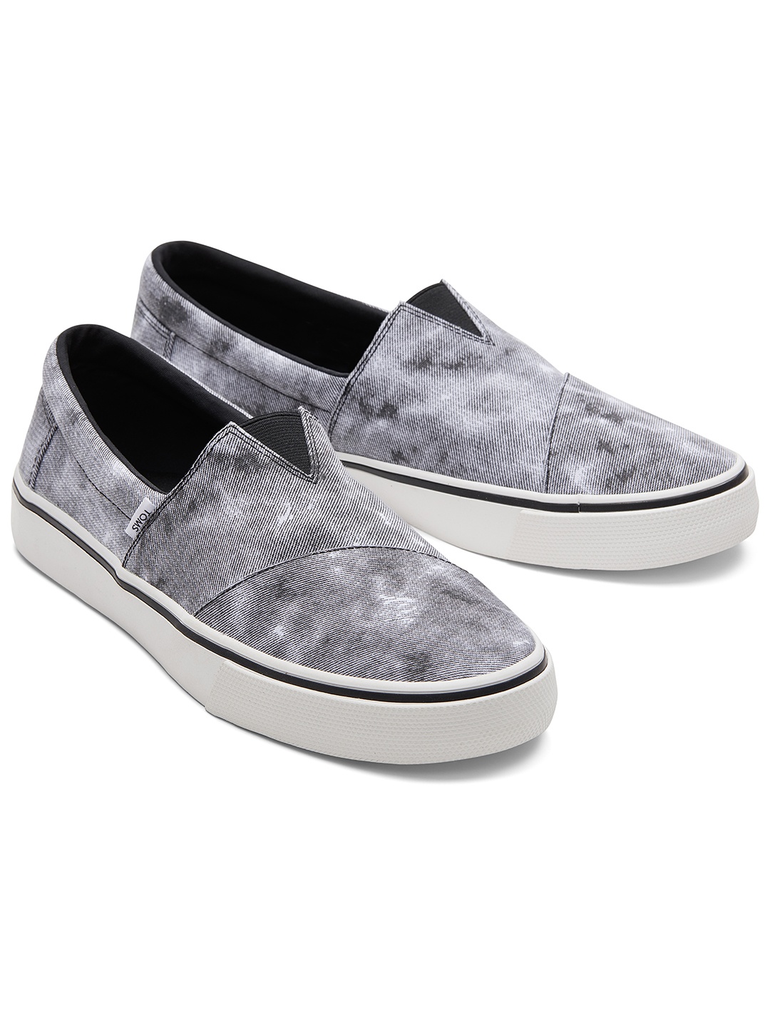 

TOMS Men Black Printed Slip-On Sneakers