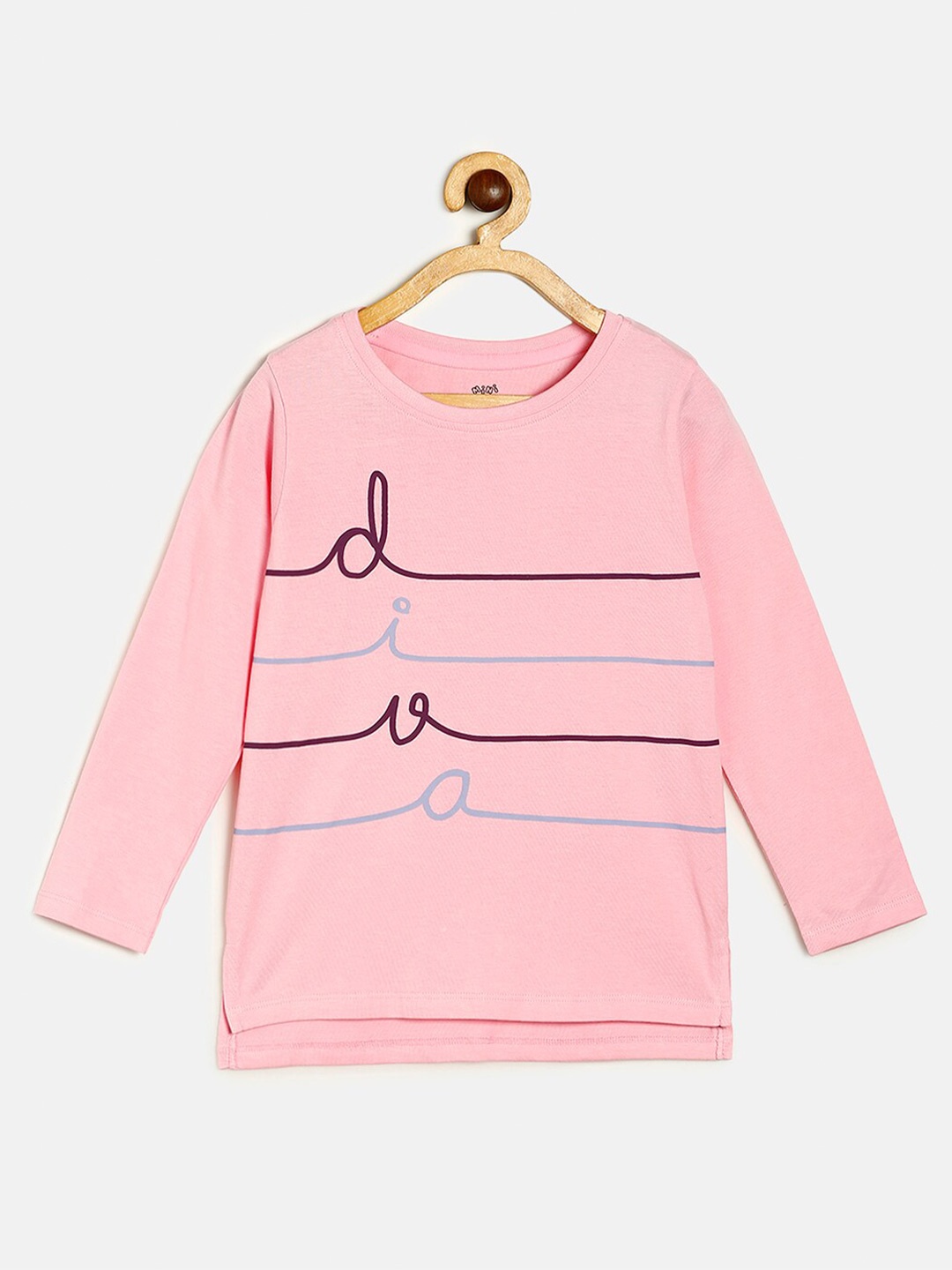 

MINI KLUB Girls Pink Printed Organic Cotton Top