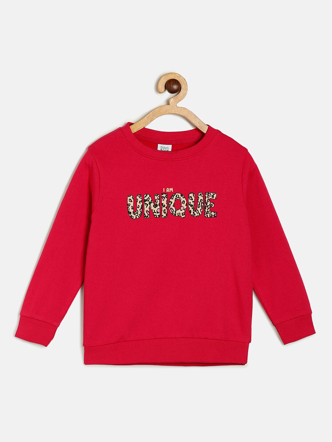 

MINI KLUB Girls Pink Printed Sweatshirt