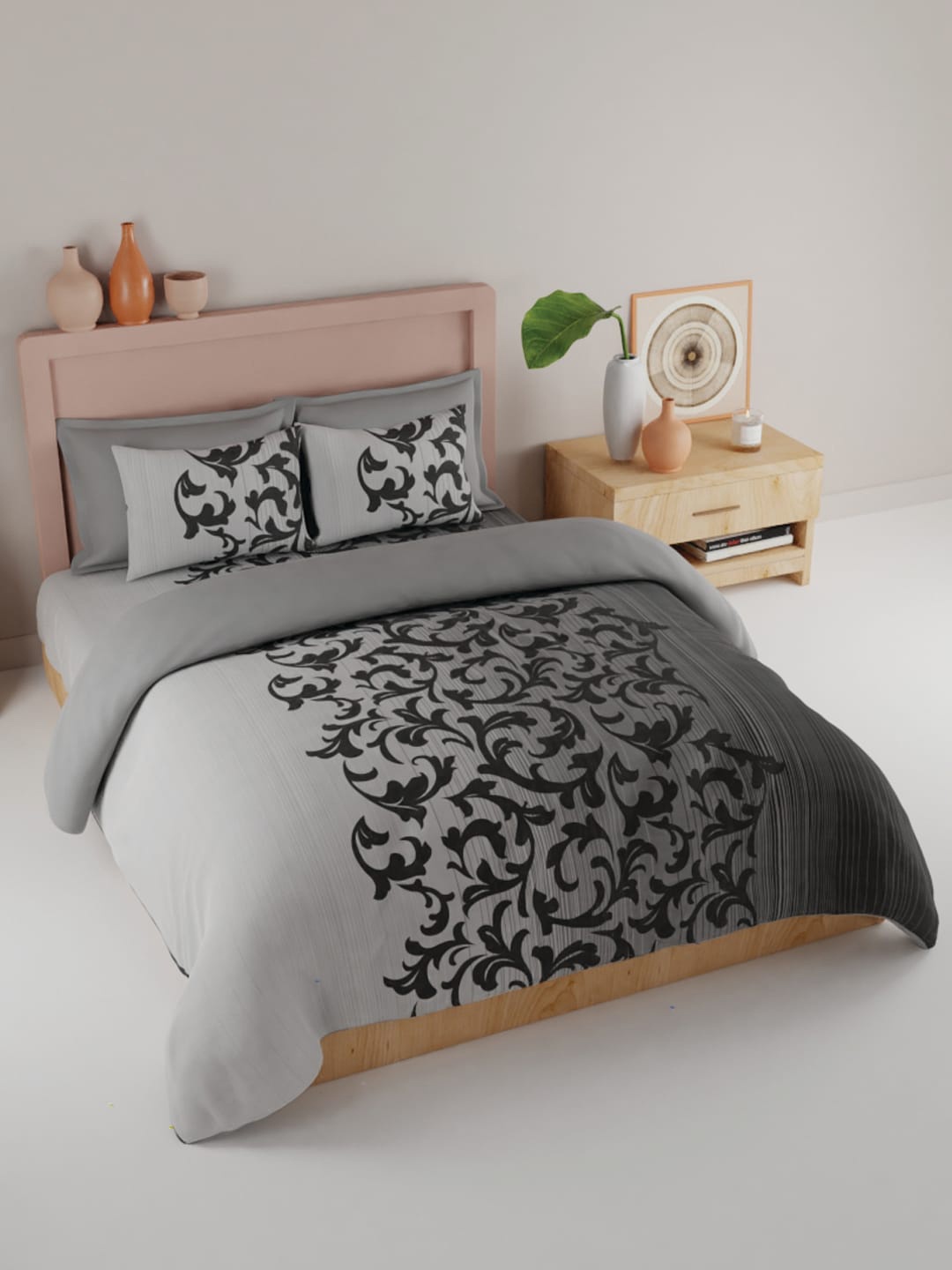 

BIANCA Unisex Grey Bedsheets