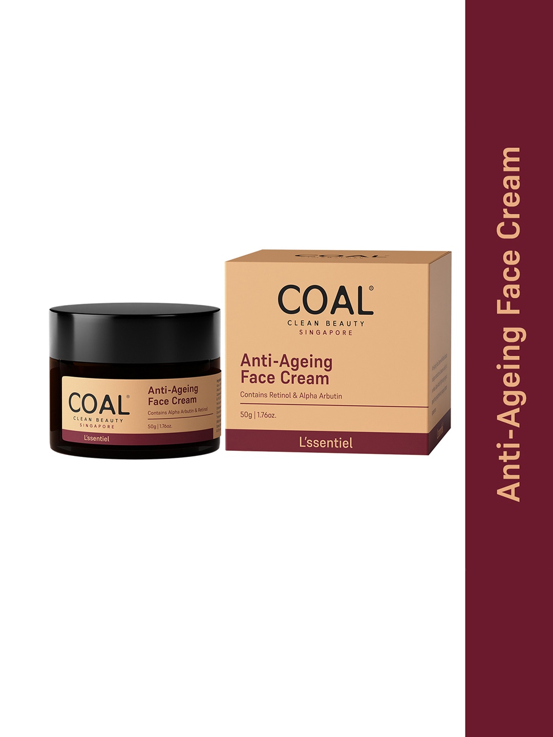 

COAL CLEAN BEAUTY Anti-Aging Gel Cream-50 gms, Na