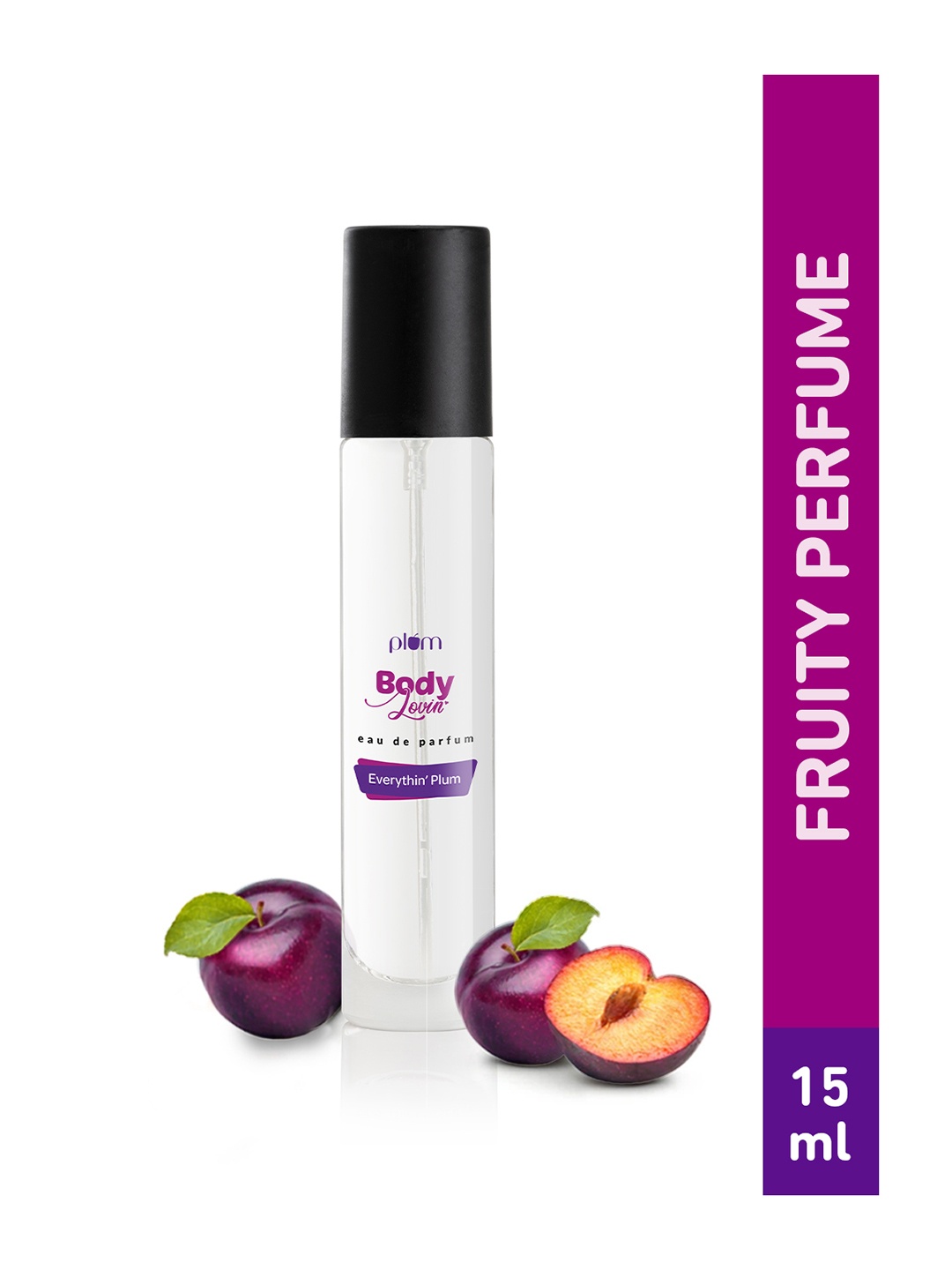 

Plum Vegan Long-Lasting BodyLovin Everythin Plum Eau De Parfum - 15 ml, Pink
