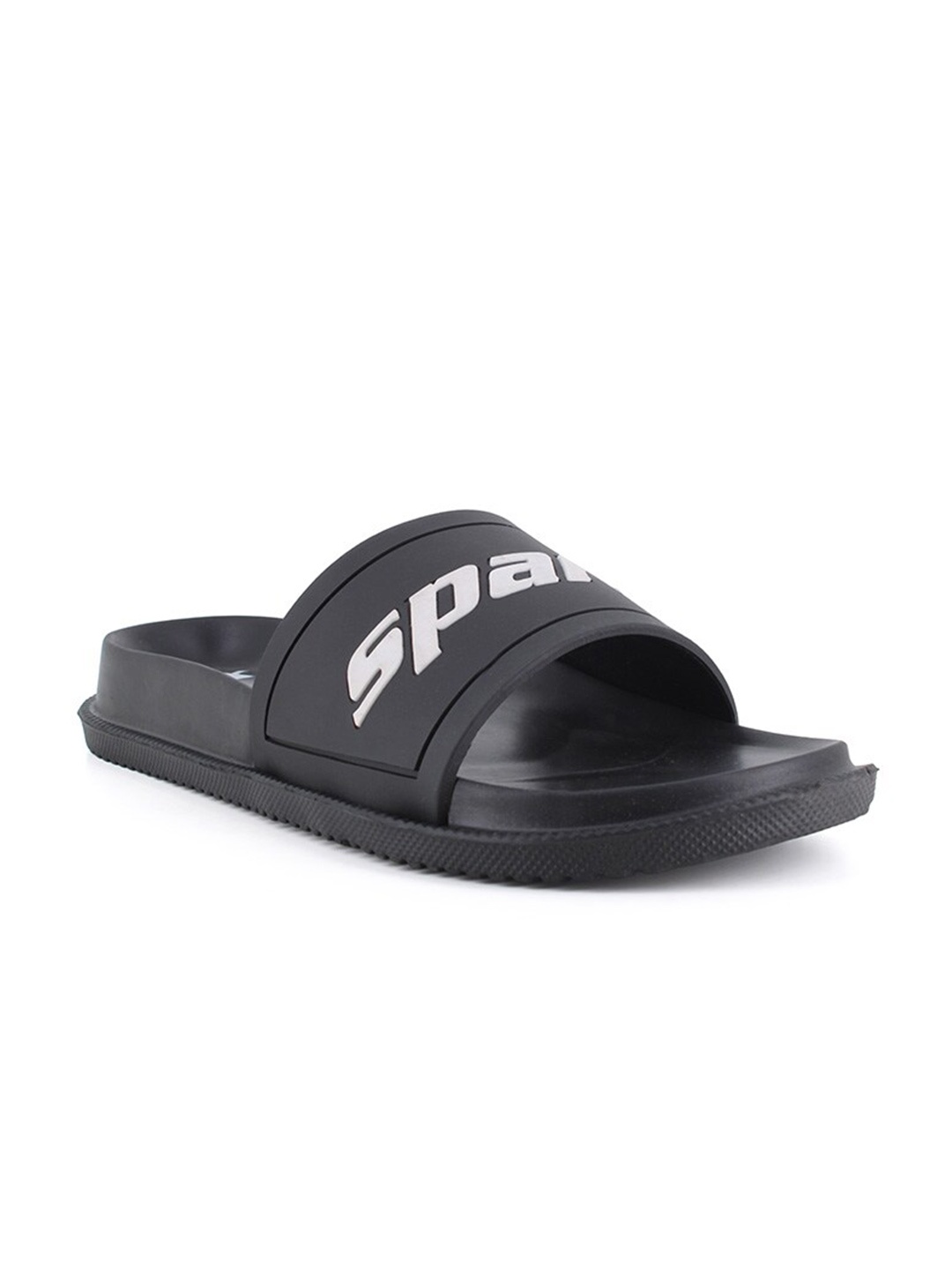 

Sparx Men Black & White Printed Sliders