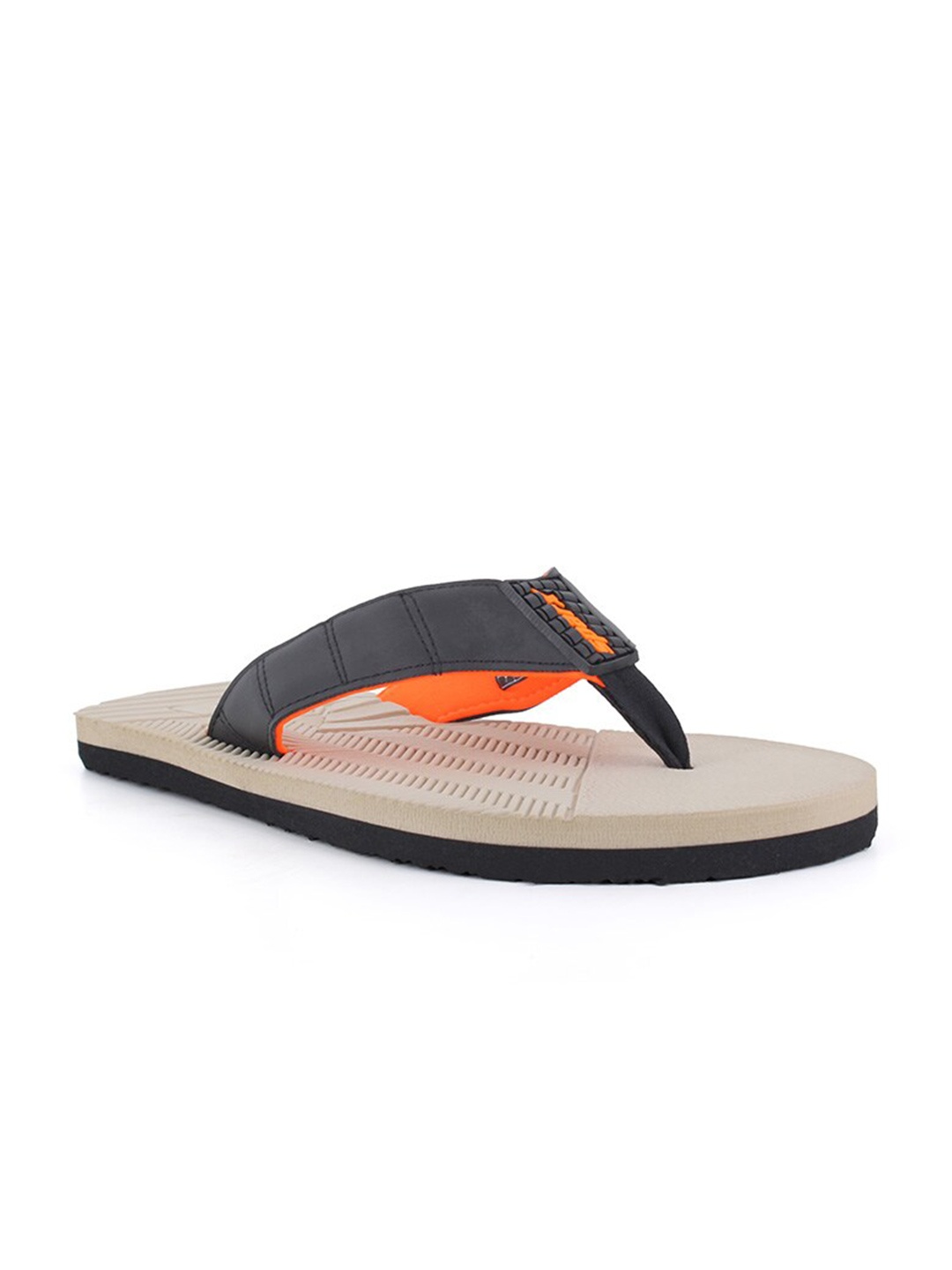 

Sparx Men Beige & Grey Thong Flip-Flops