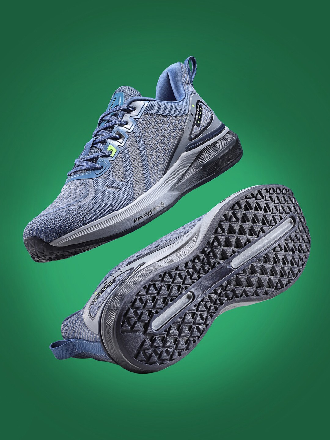 

ASIAN Men Navy Blue Mesh Running Non-Marking Shoes