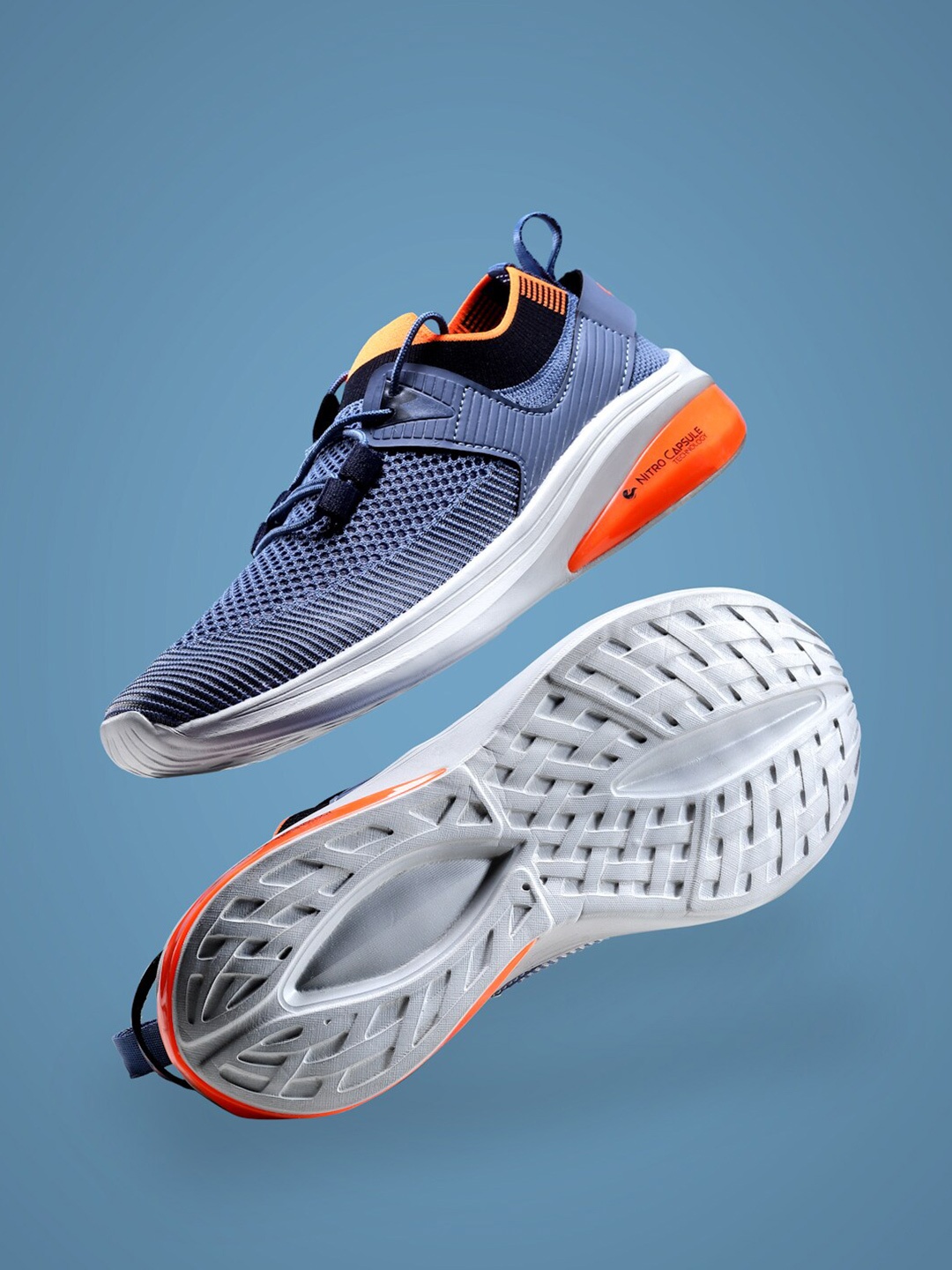 

ASIAN Men Blue Mesh Running Sports Shoes